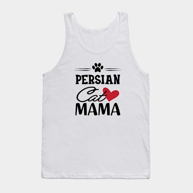 Persian Cat Mama Tank Top by KC Happy Shop